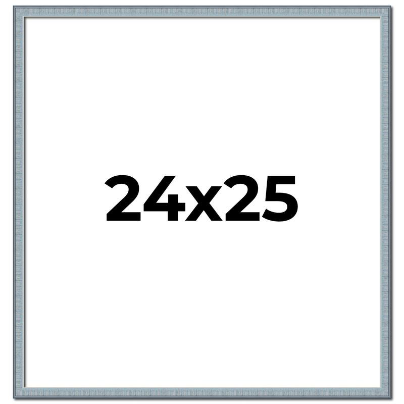 24x25 Frame Rustic Sky Blue Solid Wood Picture Frame | 0.75 Inch
