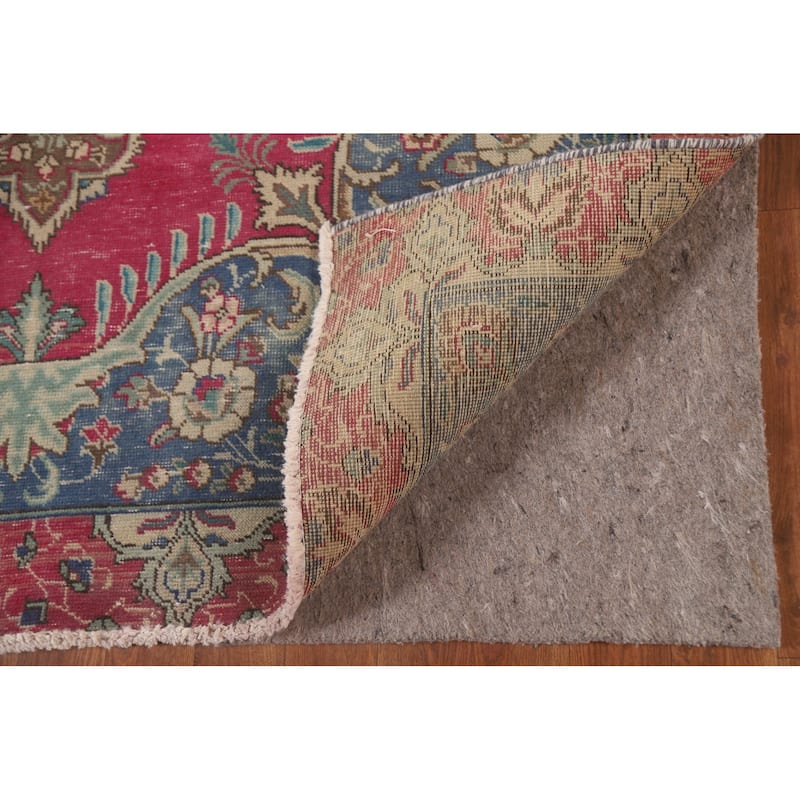 Tabriz Persian Vintage Area Rug Handmade Wool Carpet - 4'7" x 6'4"