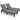 74.5'' Outdoor Lounge Chairs with Cushion ( Set of 2 )