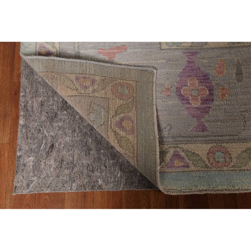 Turkish Oushak Vegetable Dye Turkish Large Rug Handmade Wool Carpet - 10'2"x 13'7"