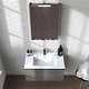 preview thumbnail 18 of 39, Margi 32" Wall-Mount Bathroom Vanity & Basin Set - Stripes