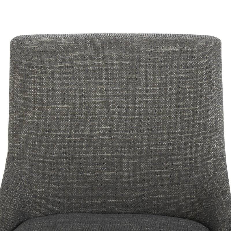 Spruce & Spring Luca Counter Height Swivel Barstool with Solid Wood Legs