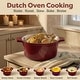 preview thumbnail 33 of 40, Gotham Steel 5QT Dutch Oven Ceramic Nonstick Lightweight Self Basting Lid