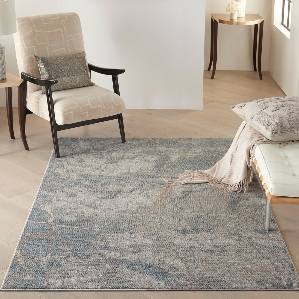 Nourison Rustic Textures Abstract Contemporary Area Rug