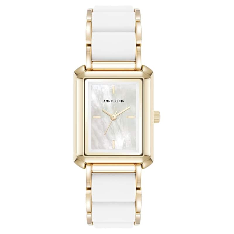 Anne Klein Women's Classic White Dial Watch - AK/5278GPWT - One Size