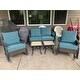 Arden Selections Alana Tile Outdoor Deep Seat Set