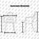 preview thumbnail 2 of 7, Set of 2 Organic Upholstered Fabric Modern Armchairs with Dark Walnut Brown Wooden Legs for Dining Room Office or Accent Chair NA.Grey