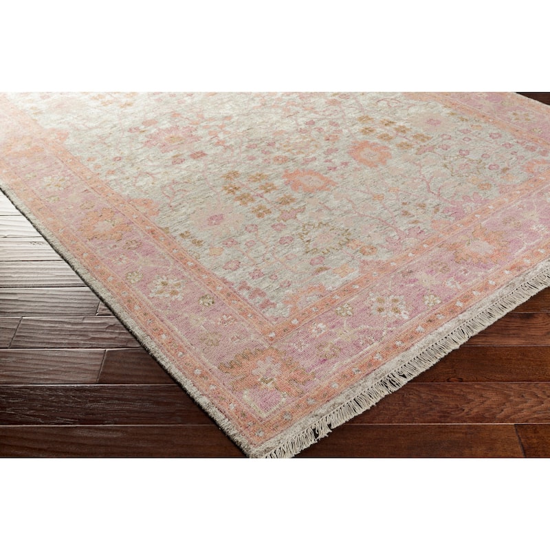 Hand-Knotted Crenshaw Wool/ Viscose Area Rug