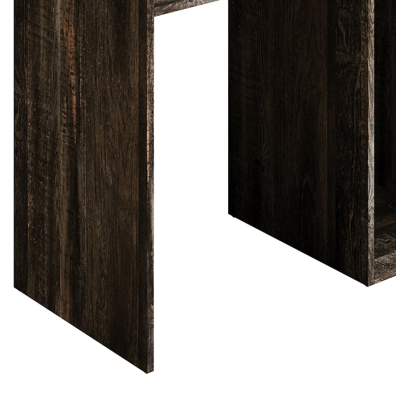 CraftPorch Classic Writing Table with Shelf Cabinet