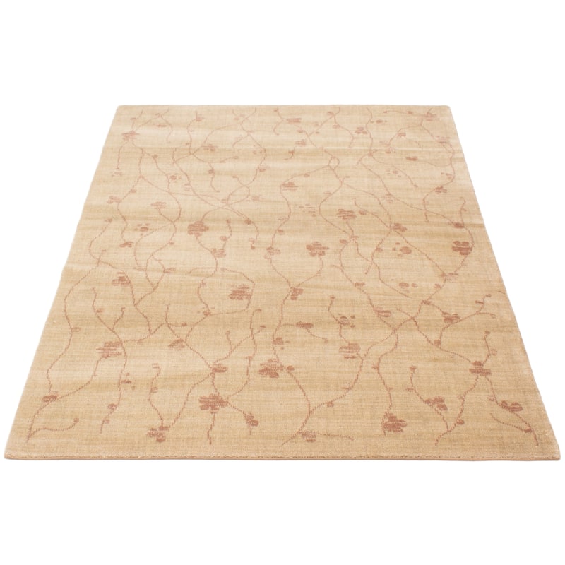 ECARPETGALLERY Machine Woven Kyra Khaki Polypropylene Rug - 5'3 x 7'6