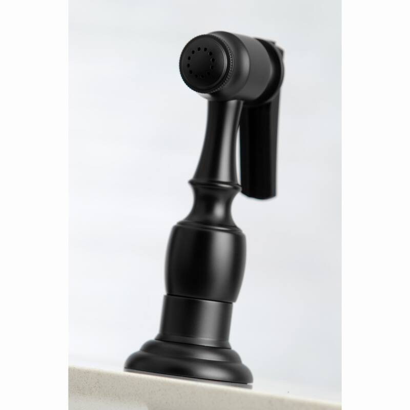 Kingston Brass English Country Kitchen Faucet with Side Sprayer