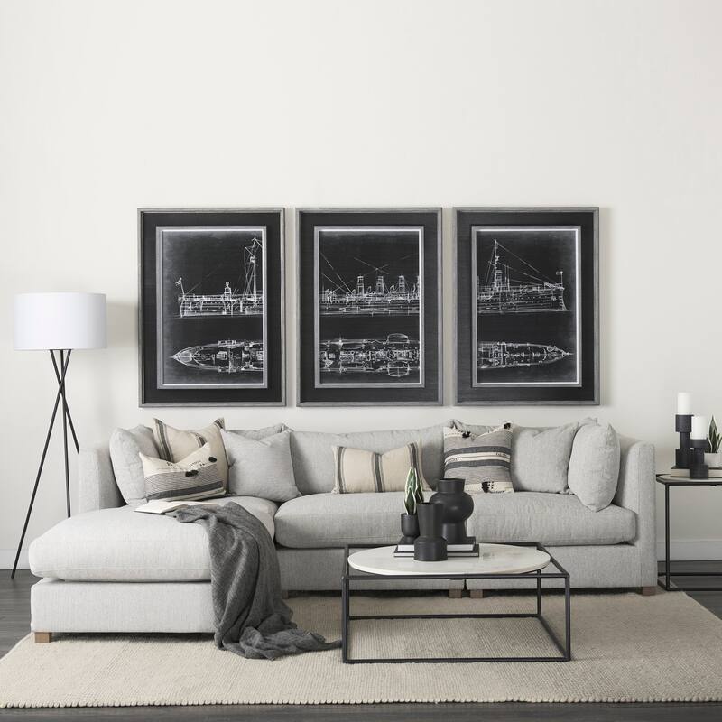 Valence Light Gray Throw Pillow Sectional Piece - 18.11 x0.43 x18.11