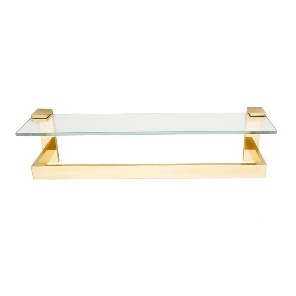 Alno A6427-18 Linear 18" Wide Solid Metal Modern Bathroom Towel Rod