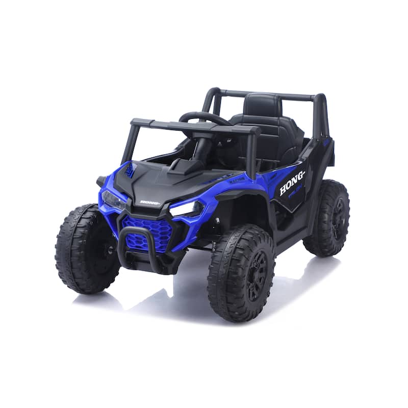 Ride On Car, Kids Electric UTV Car, Ride On Car For Kids,12V Ride On Utv Toy Electric Car With Remote Control - Blue