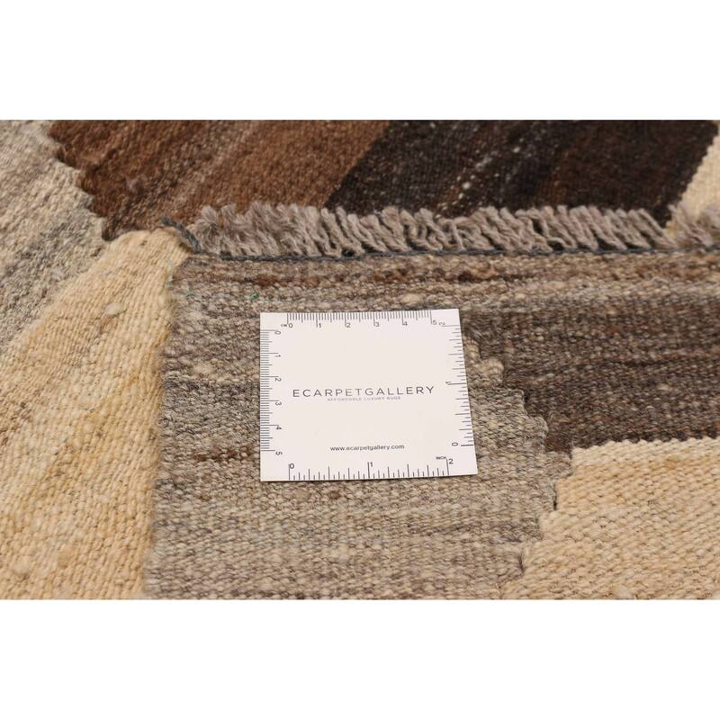 Sivas Brown Kilim 6'8" x 9'9" - 6'8 x 9'9