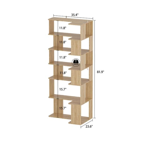 Bookshelf Wood Bookcase Free Standing Room Dividers Display Storage Bed Bath & Beyond 38191366