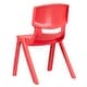 preview thumbnail 19 of 33, 4 Pack Plastic Stack School Chair with 15.5"H Seat, 3rd-7th School Chair