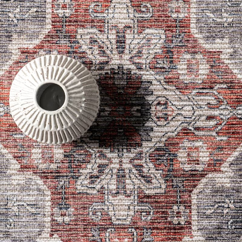 Nuloom Wild Orchid Machine Washable Area Rug