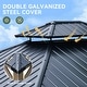 preview thumbnail 59 of 62, Aoxun Outdoor Cedar Wood Gazebo with Double Hardtop Roof