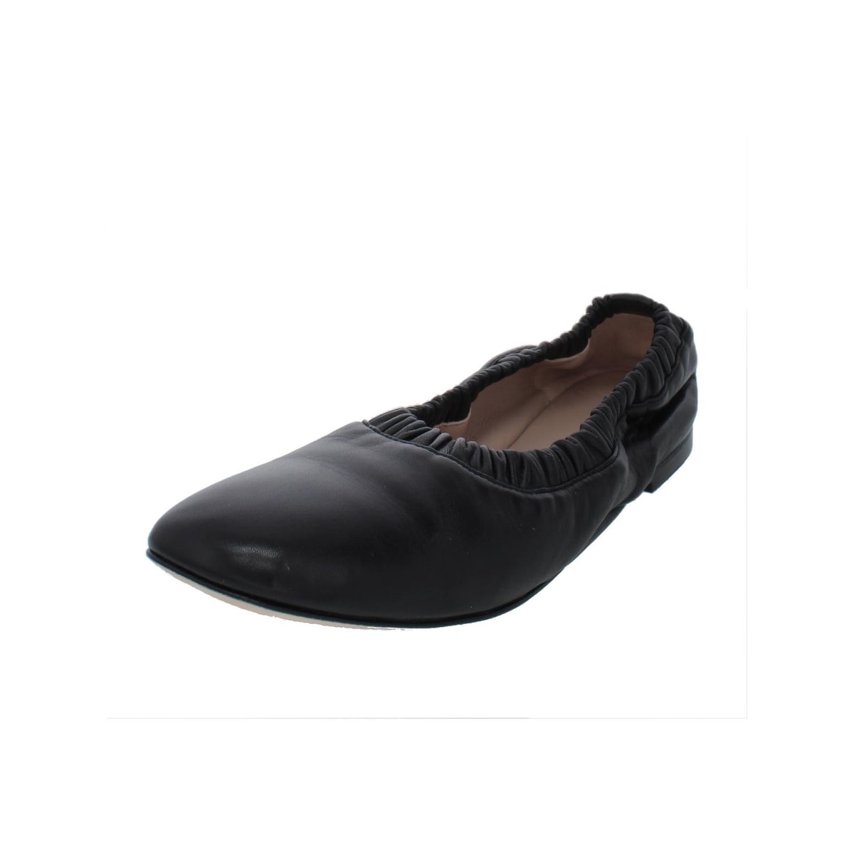 stuart weitzman leather ballet flats