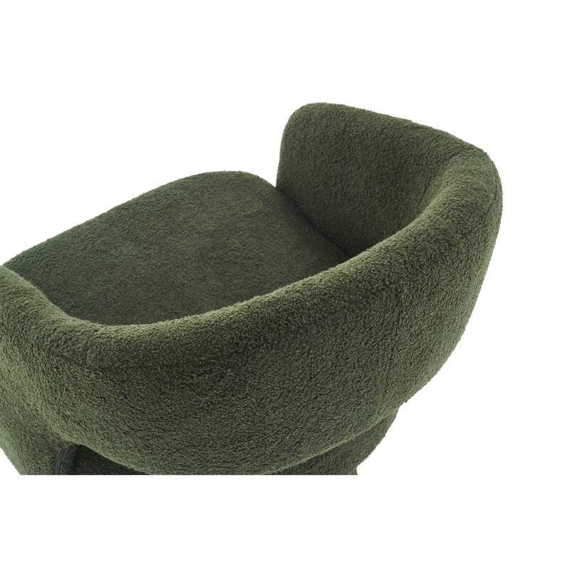 Round Barrel Chair in Fabric
