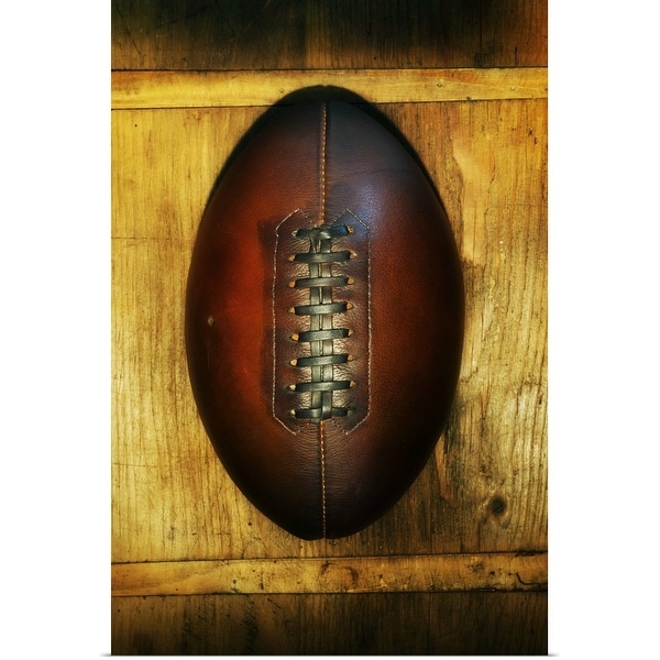 "Historic rugby ball" Poster Print