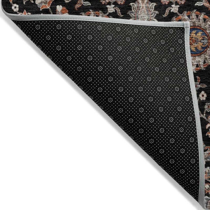 Machine Washable Indoor/Outdoor Traditional Persian Chantille Rug