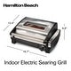 preview thumbnail 8 of 6, Hamilton Beach Indoor Searing Grill with Lid Window