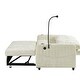preview thumbnail 10 of 18, 53.9" Chenille Convertible Loveseat with Pull-Out Bed, 3 USB Ports, and Smart Storage