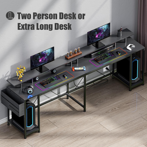 L Shaped Gaming Desk 95
