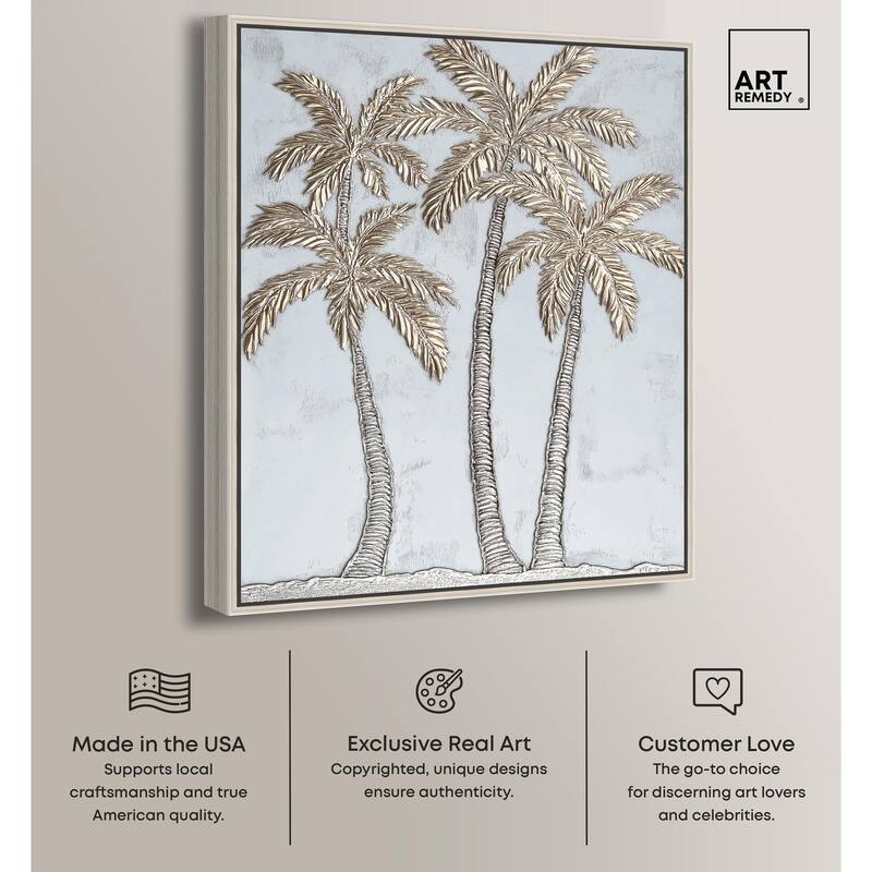 Palm Pantheon Canvas by Art Remedy