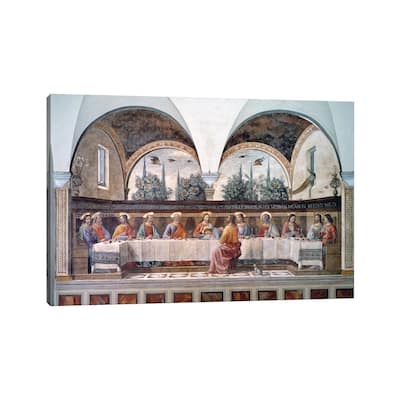 iCanvas "The Last Supper" by Domenico Ghirlandaio Canvas Print