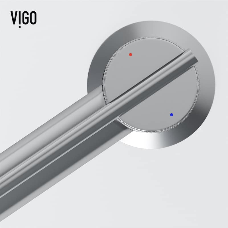 VIGO Sterling 7" H Single Handle Single Hole Bathroom Faucet