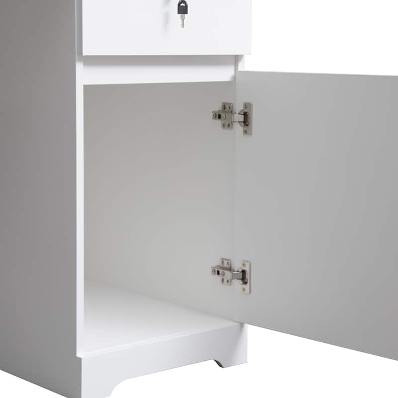 Home Office Desk with Drawers