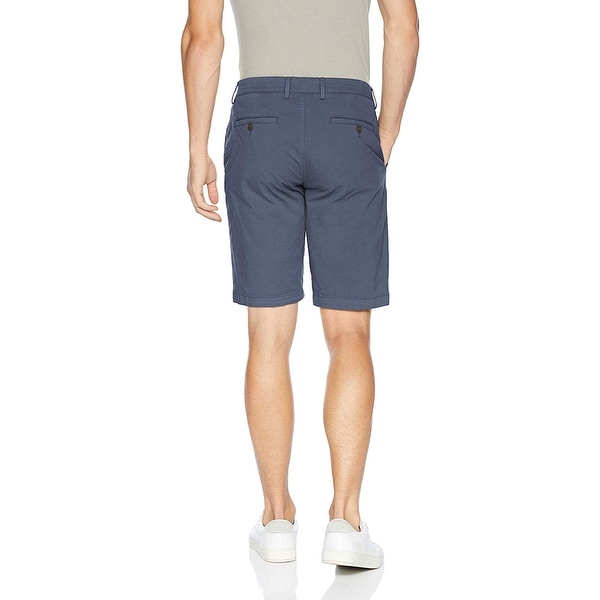 mens elastic chino shorts