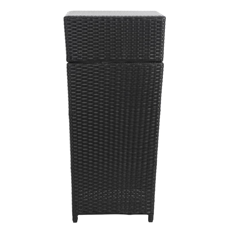 SAFAVIEH Outdoor Mazeli Trash Bin (Fully Assembled)