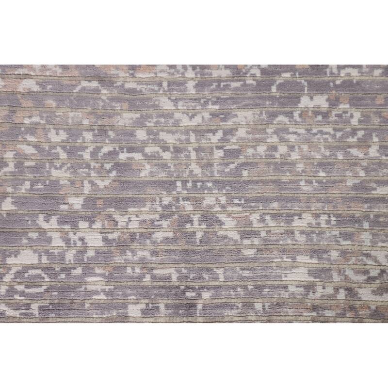 Modern / Abstract Accent Rug Handmade Wool Carpet - 2'7"x 4'9"