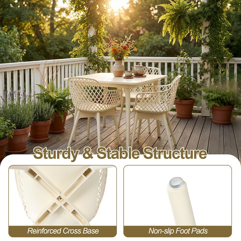 Aoodor Modern Dining Chairs Set of 4