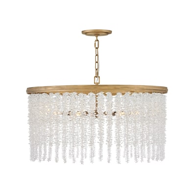 Fredrick Ramond FR41494 Rubina 6 Light 30" Wide Crystal Waterfall