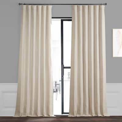 Exclusive Fabrics Bellino Oat Cream Room Darkening Curtain (1 Panel)