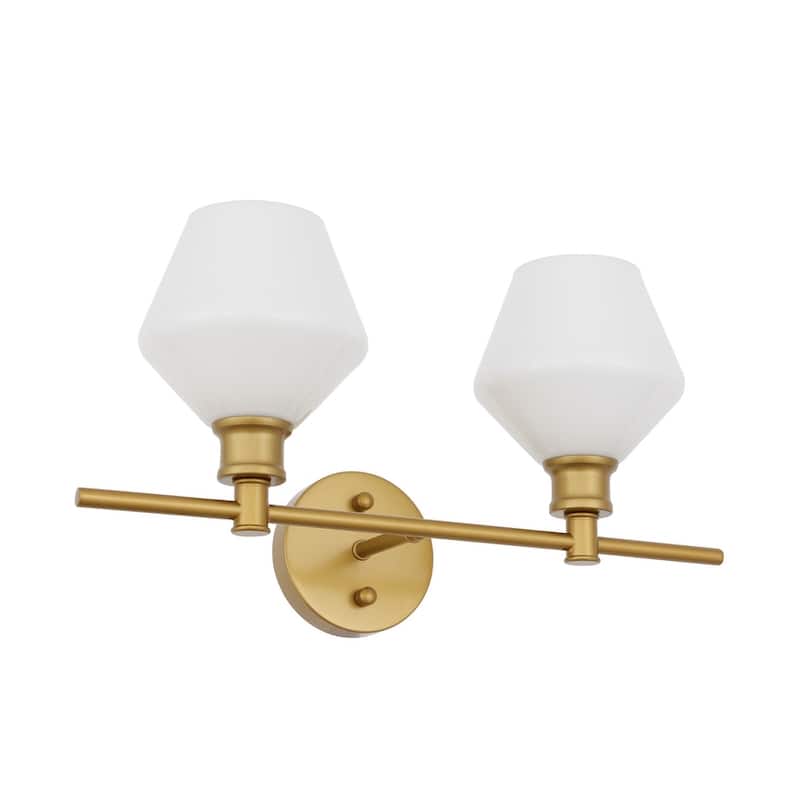 Gerald 2-Light Wall Sconce - 19.1/10.2 - 19.1/10.2