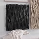 preview thumbnail 3 of 3, Uttermost Gathered Teak Square Black Wood Wall Decor