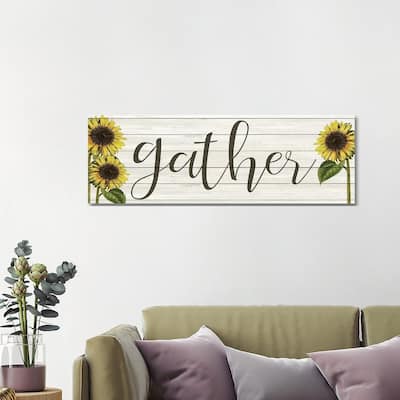 iCanvas "Sunflower Gather" by Kimberly Allen Canvas Print