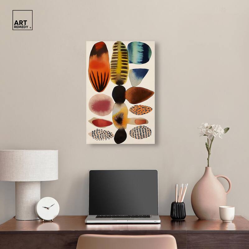 Assembled Pieces I Canvas by Art Remedy, Gallery Wrapped