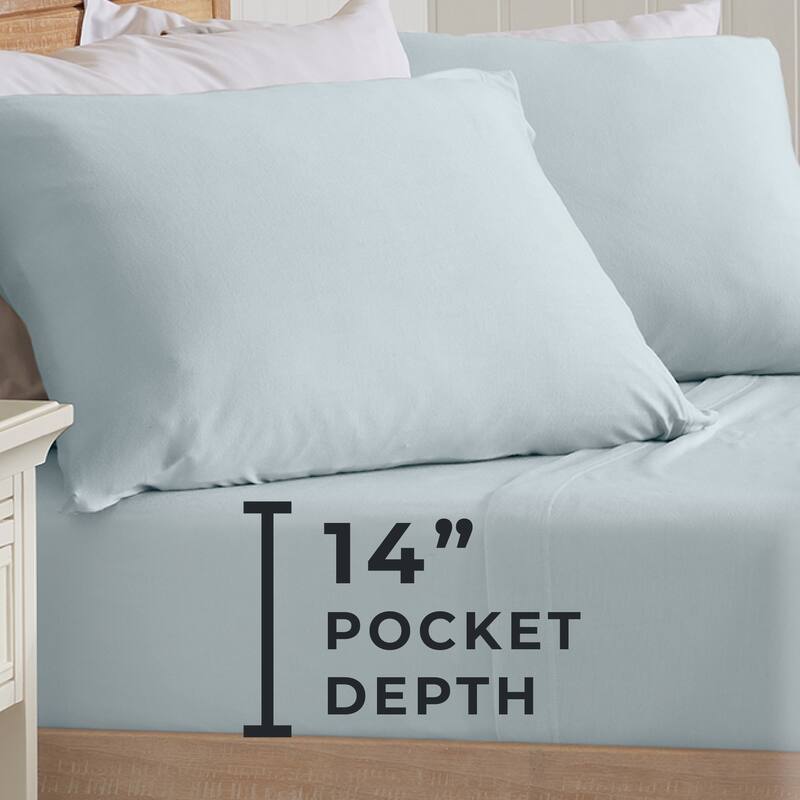 Premium Modal T-Shirt Jersey Knit Sheet Set