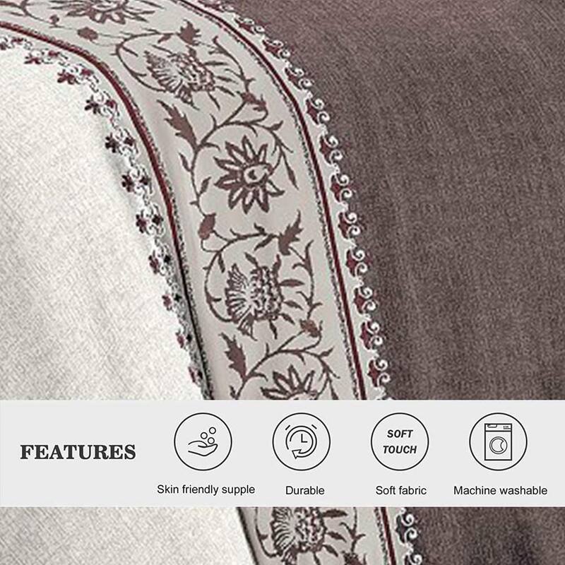 Shatex Kids 2 Piece Textured Striped Comforter Set