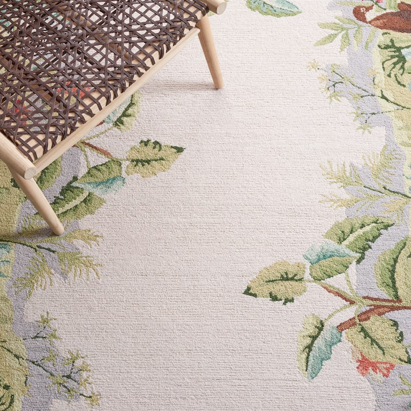 SAFAVIEH Handmade Chelsea Margrieta French Country Wool Rug