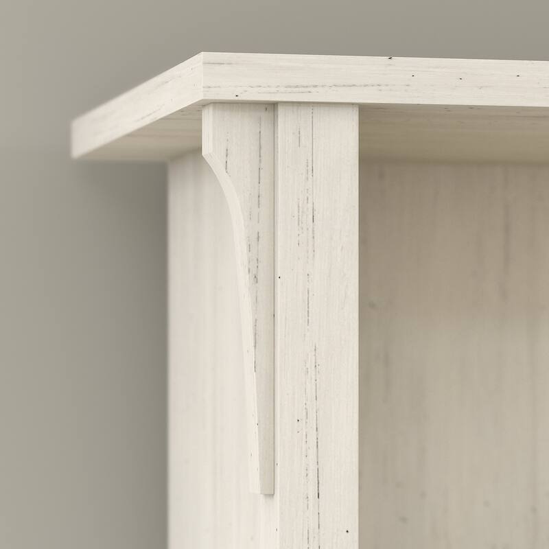 Salinas 60W L Shaped Desk with Hutch and Lateral File Cabinet in White