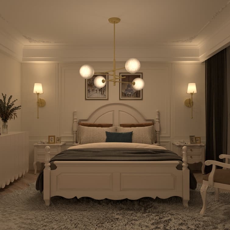 Acroma 1-light Modern Wall Sconce LED Dimmable Wallchiere - N/A