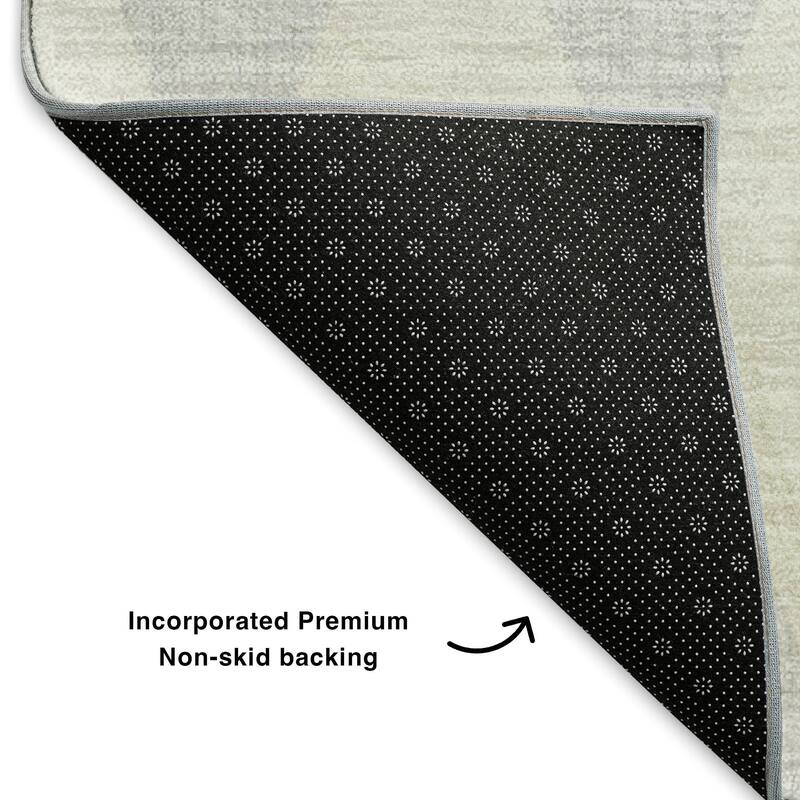 Premium Washable Super Soft Modern Diamond Mayfield Rug